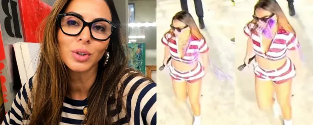 Alinne Rosa desabafa ap�s ser atingida por copo em desfile no Fortal: 'N�o pode ser visto como algo normal'