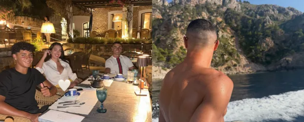Georgina Rodriguez mostra fotos de viagem com CR7 e chama de 'conto de fadas'