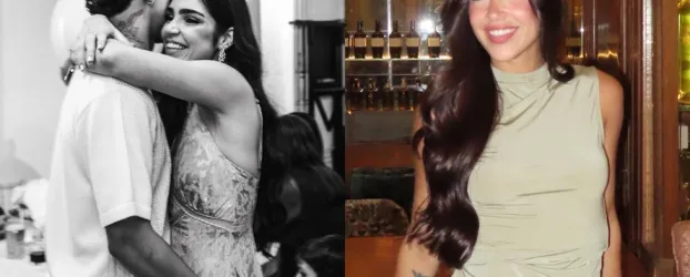 Filho de Ronaldinho Ga�cho faz declara��o de amor � esposa Giovanna em seus 27 anos