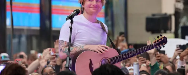 Ed Sheeran chora e quebra sil�ncio sobre crise humanit�ria em Gaza ap�s pol�mica com rapper