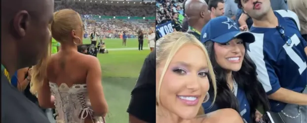 Virginia Fonseca mal-estar ap�s jogo da NFL: 'Dente do siso inflamado causou dor e tremor'