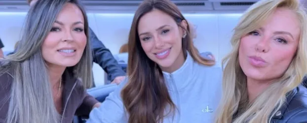 Poliana Rocha e Leonardo pousam em Paris para a Semana de Moda