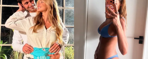 Ex-BBB B�rbara Heck anuncia gravidez de menina com o namorado Rick Maia