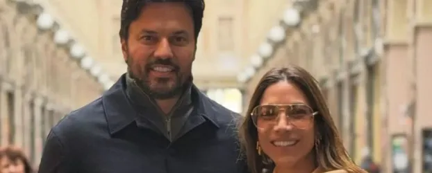 Patr�cia Abravanel viaja para a It�lia sem alian�a, gerando especula��es sobre o casamento