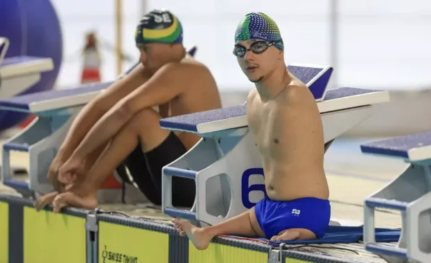 Atleta do Time S�o Paulo, Miguel Santos bate recorde das Am�ricas nos 200m livre do Circuito Paral�mpico Loterias Caixa de nata��o