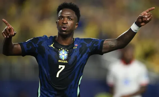 Vini Jr n�o nega e f�s acreditam em indireta para Virginia Fonseca ap�s gol na Copa