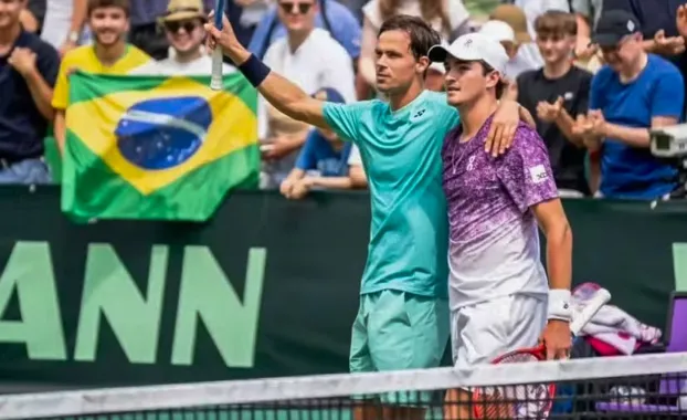Jo�o Fonseca fica em segundo lugar em duplas no torneio de Halle