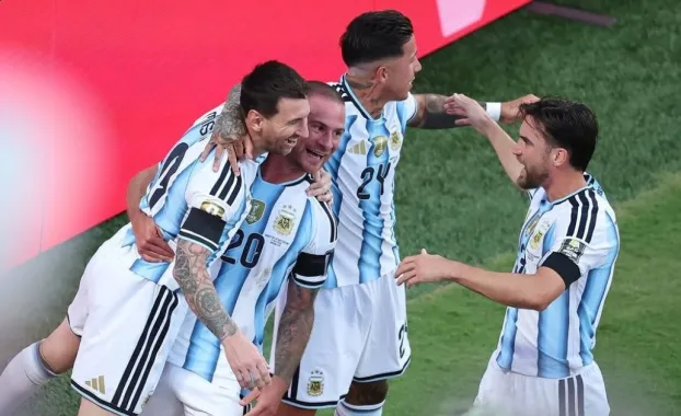 Argentina vence Su��a na prorroga��o e enfrenta Inglaterra na semifinal da Copa