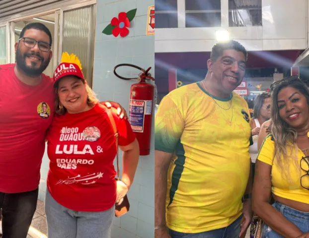 Eleitores no Rio cobram voto consciente e mostram apoio pol�tico com roupas coloridas