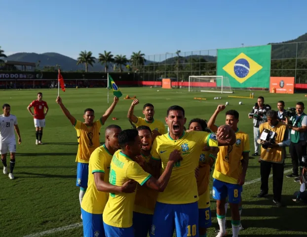 Brasil vence Egito e se prepara para a Copa do Mundo de 2026
