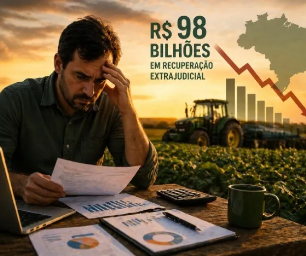 Endividamento de R$ 98 bilh�es no agro acende alerta sobre gest�o financeira e pressiona cr�dito rural no Brasil