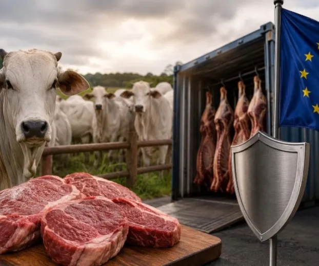 Carne brasileira sob press�o: risco de perda de competitividade global cresce com exig�ncias sanit�rias da Uni�o Europeia