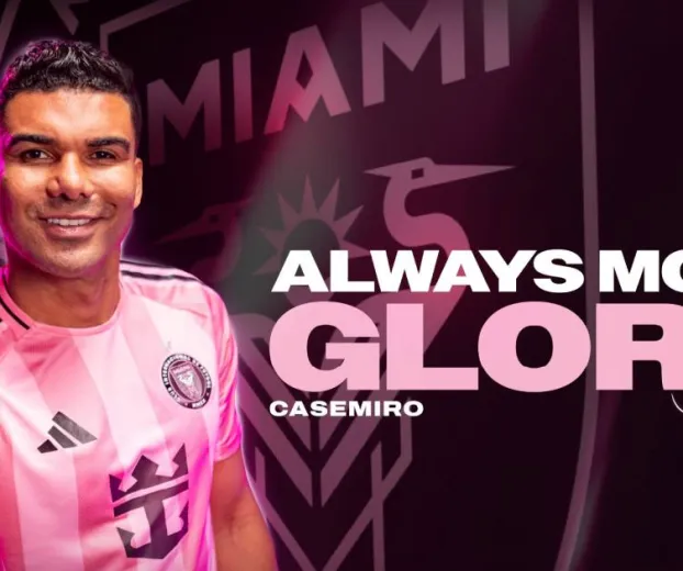 Casemiro � o novo refor�o do Inter Miami, time de Messi