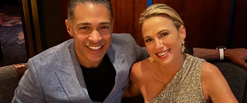 Apresentadores de TV que causaram esc�ndalo no passado se casam em segredo