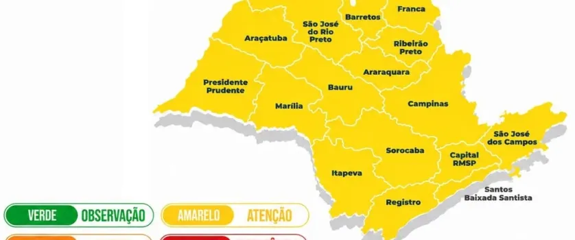 Alerta m�ximo: Chuvas fortes e ventos tomam conta de todo o estado de S�o Paulo