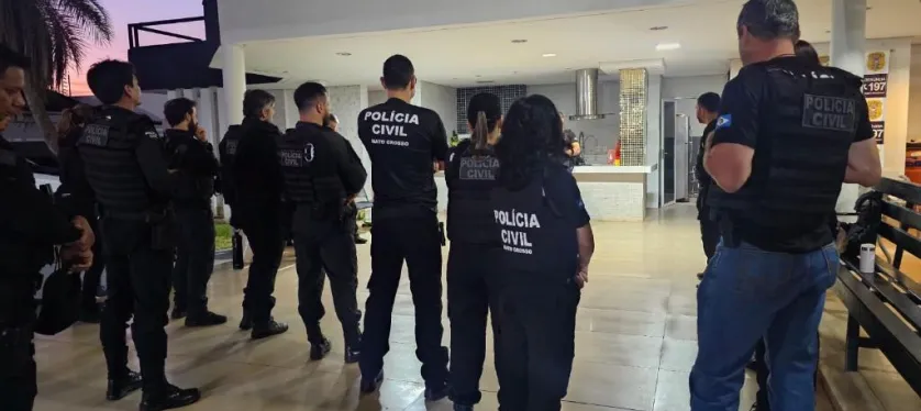 Pol�cia Civil cumpre mandados em Rondon�polis durante opera��o contra estelionato eletr�nico
