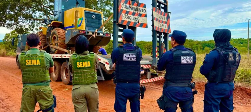Sema e PM aplicam cerca de R$ 1,5 milh�o em multas durante opera��o contra il�citos ambientais