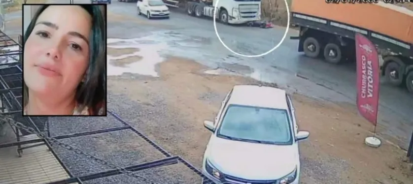 Mulher morre ap�s bater moto em carreta-tanque em MT