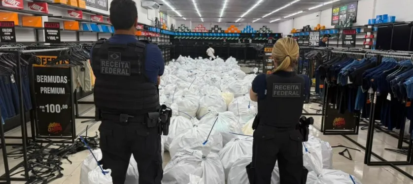 Receita Federal apreende mais de R$ 1 milh�o em produtos falsificados em quatro outlets de Salvador