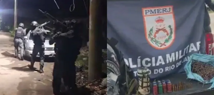 Pol�cia Militar confisca granadas artesanais em comunidade do Rio