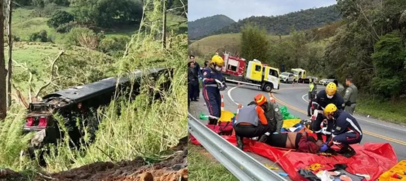 Cinco v�timas em queda de �nibus em Cruzeiro, S�o Paulo: veja o resumo