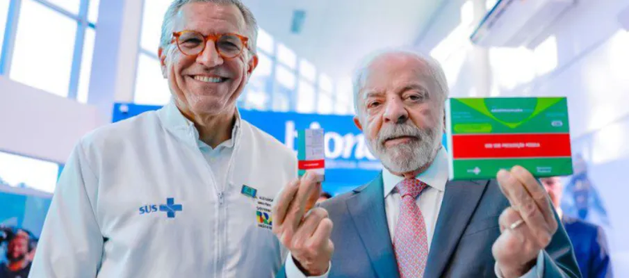 'Estamos falando de salvar vidas', diz Lula durante visita a ind�stria de biotecnologia