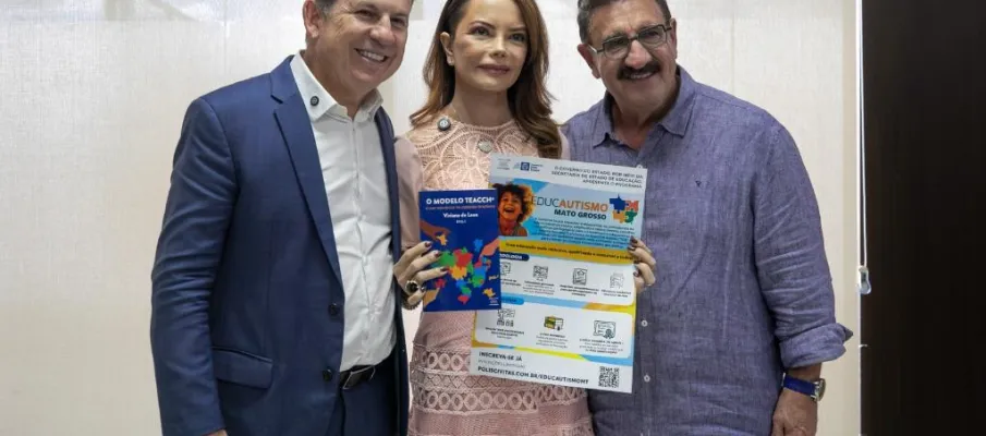 Governador e primeira-dama lan�am capacita��o sobre autismo e TDAH para 3 mil profissionais