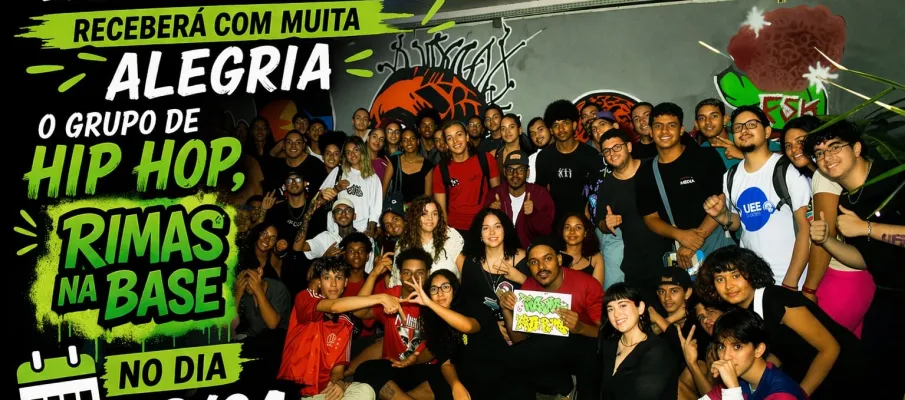 Cultura que inspira: Escola Estadual Dep. Emanuel Pinheiro recebe o Grupo de Hip Hop Rimas na Base nesta 4� feira 08 de abril
