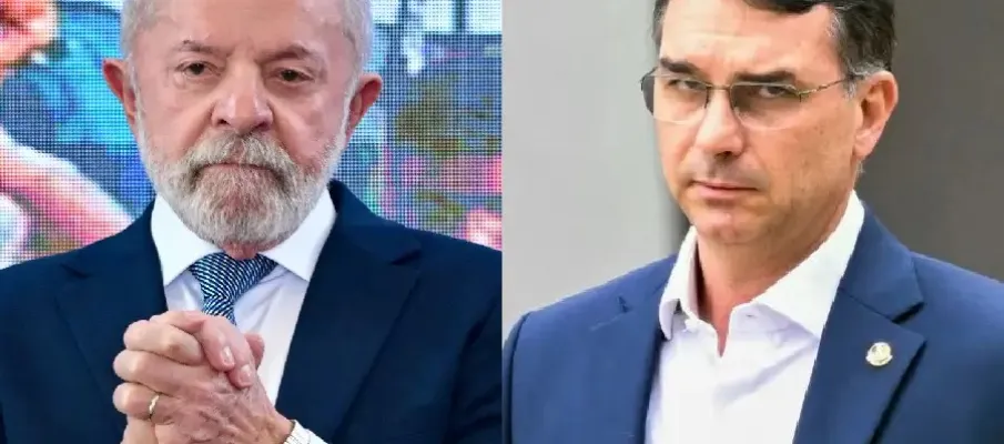 Levantamento aponta empate t�cnico entre Lula e Fl�vio Bolsonaro em 2026
