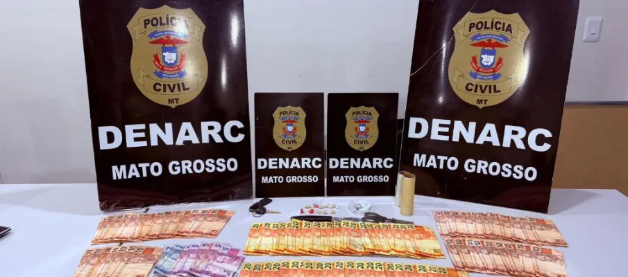 Pol�cia Civil prende m�e e filho por tr�fico de drogas em V�rzea Grande