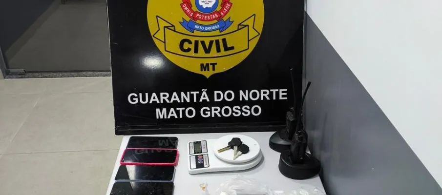 Pol�cia Civil prende casal suspeito de tr�fico de drogas em Guarant� do Norte