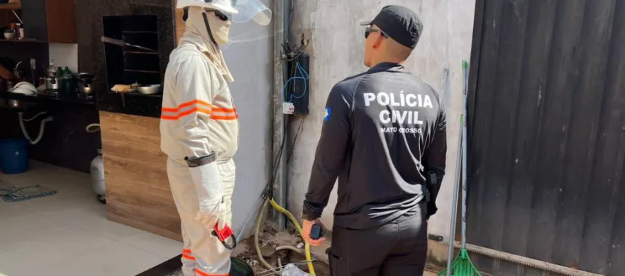 Pol�cia Civil realiza opera��o de combate a liga��es clandestinas de energia el�trica em C�ceres