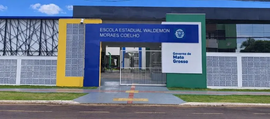Governo de MT inaugura reconstru��o de escola estadual no centro de Campo Verde nesta segunda-feira (2)