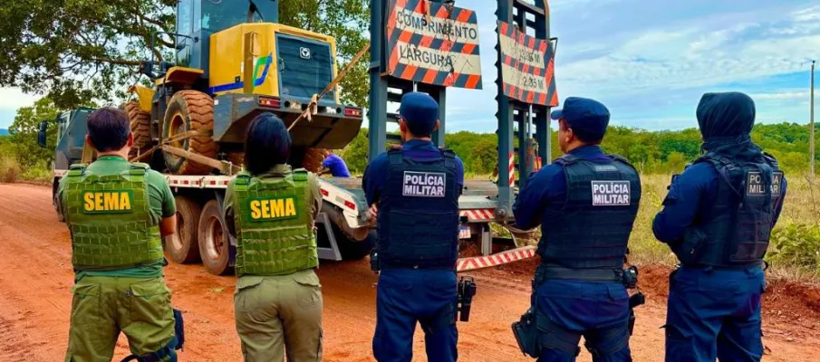 Sema e PM aplicam cerca de R$ 1,5 milh�o em multas durante opera��o contra il�citos ambientais