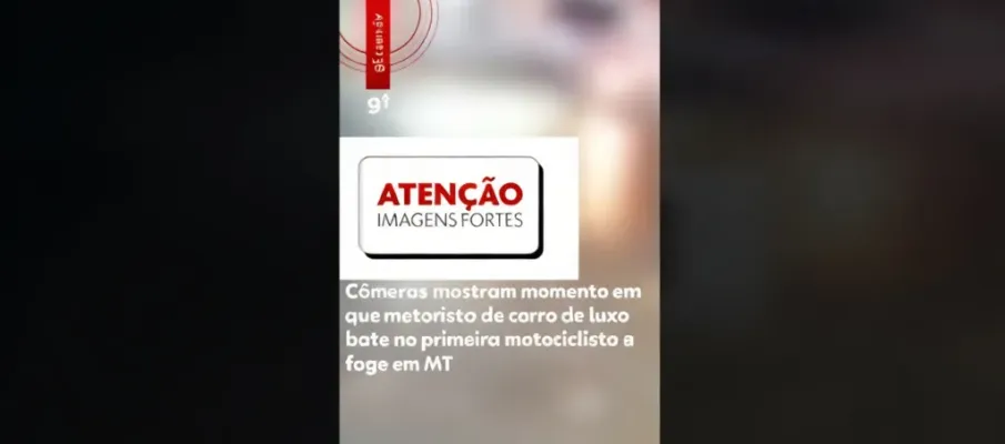 Motorista de carro de luxo atropela motociclista e mata entregador em Cuiab�