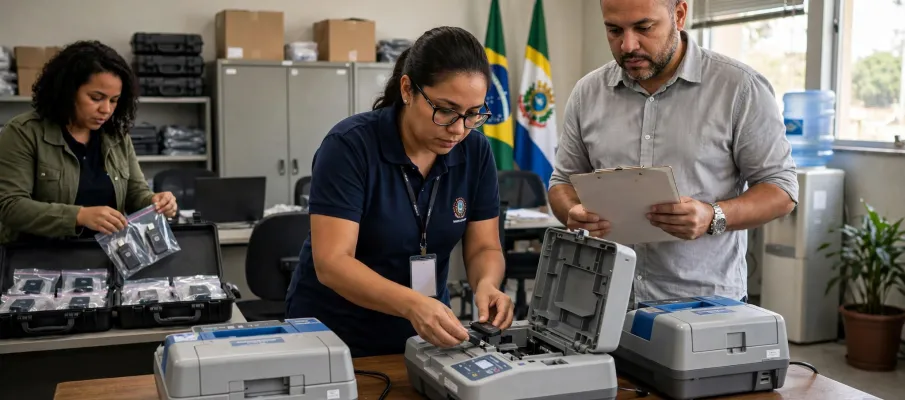 Urnas de Mato Grosso recebem novos dados para o 2� turno das Elei��es 2026