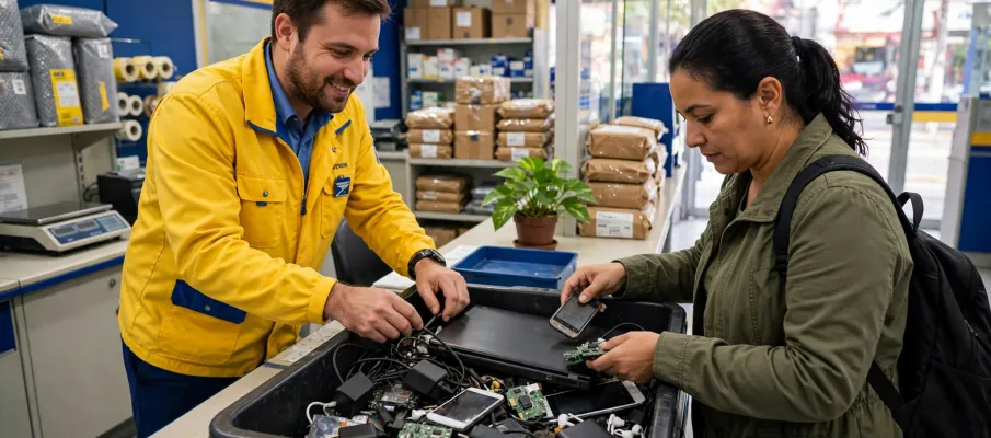 Correios agora aceitam descarte gratuito de eletr�nicos usados em todas as ag�ncias