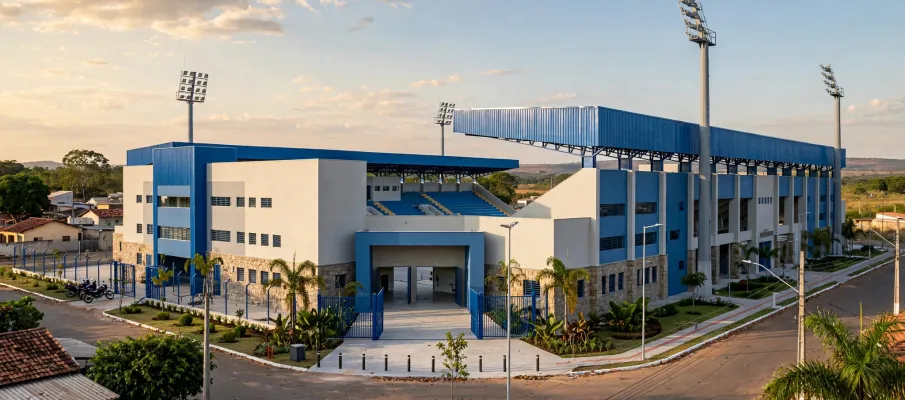 Est�dio centen�rio de Barra do Gar�as � totalmente reformado para receber novos eventos esportivos