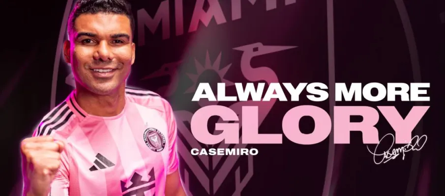 Casemiro � o novo refor�o do Inter Miami, time de Messi