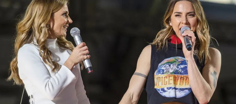 Mel C conversou com Geri Horner sobre vestido branco em seu casamento