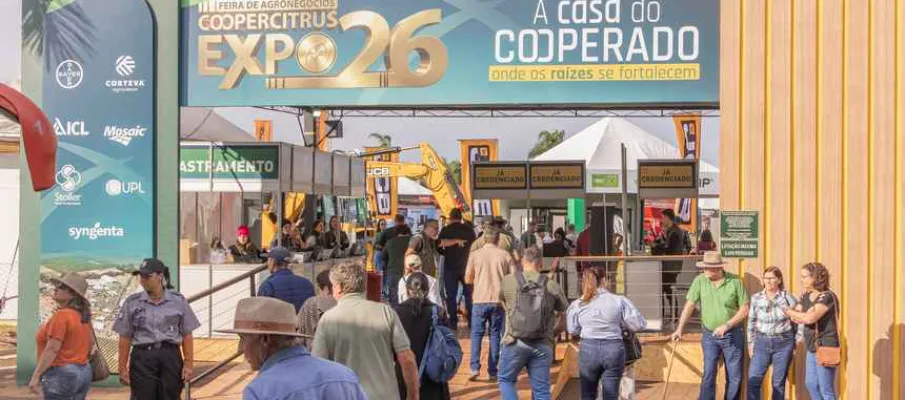Coopercitrus Expo atinge R$ 2 bilh�es em neg�cios para a safra 26/27