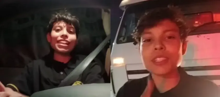 Caminhoneiro confunde-se com crian�a e � parado pela pol�cia
