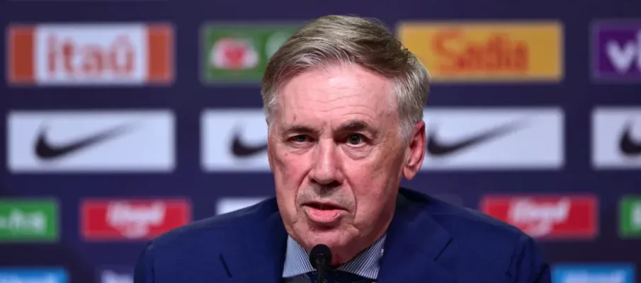 Ancelotti promove mudan�as e escala Raphinha como centroavante contra a Austr�lia
