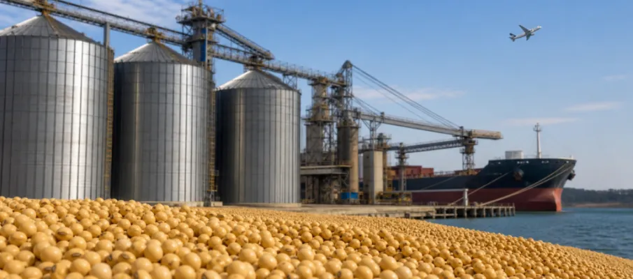 EUA exportaram menos soja, milho e trigo nesta semana, diz governo