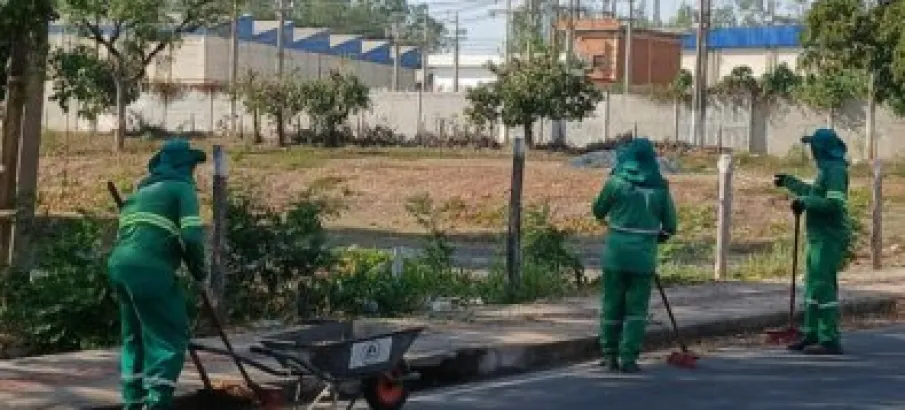 V�rzea Grande faz grande mutir�o de limpeza em bairros e ruas