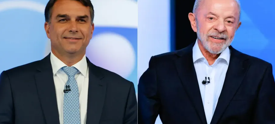 Fl�vio Bolsonaro e Lula empatam nos votos v�lidos para Presid�ncia, aponta pesquisa