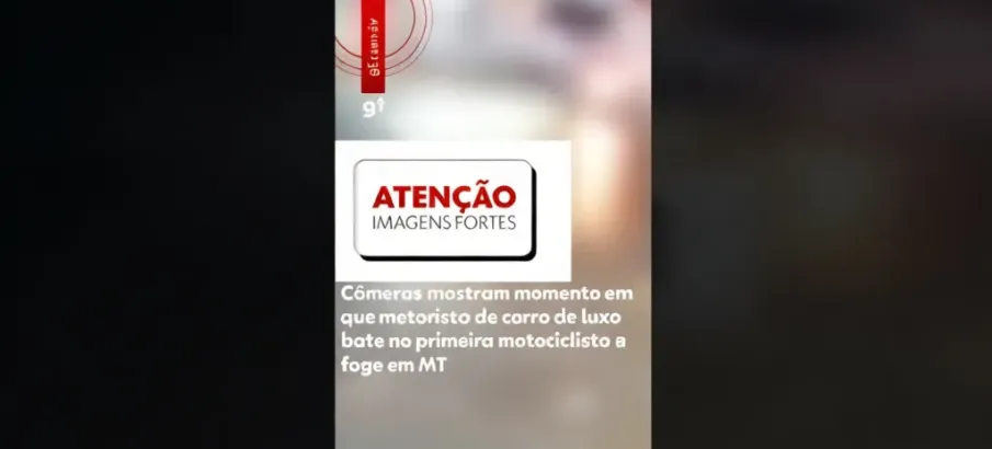 Motorista de carro de luxo atropela motociclista e mata entregador em Cuiab�