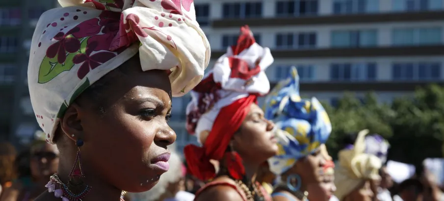 Mulheres negras celebram Tereza de Benguela e pedem titula��o de terras