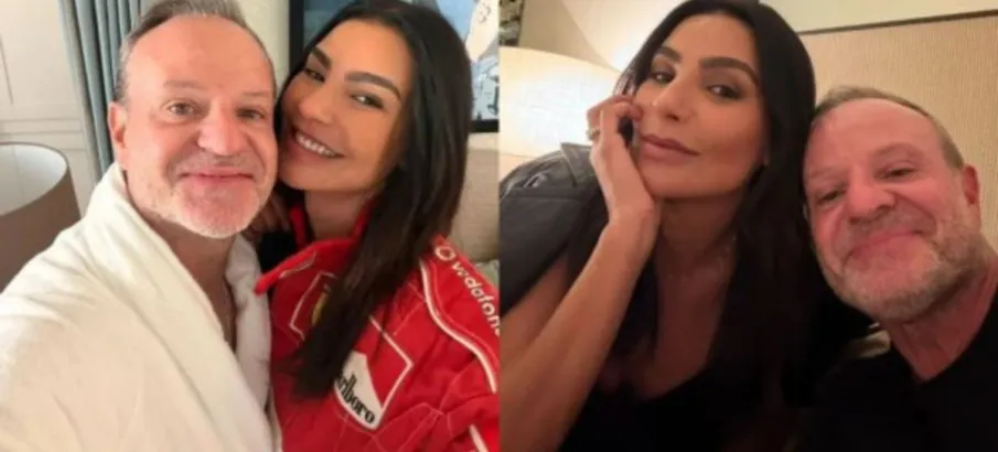 Namoro de C�ntia Chagas e Rubinho Barrichello acaba em menos de um m�s