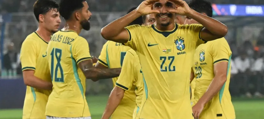 Brasil vence a �ndia por 4 a 0 em amistoso